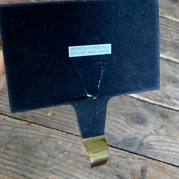 Gold-tone Christmas Tree Stocking Holder - Picture 8 of 16